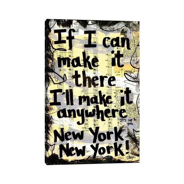 New York New York Happy Larry Size: 66.04cm H x 45.72cm W x 3.81cm D, Format: Wrapped Canvas on Productcaster.