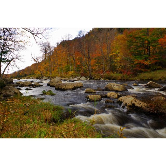 Adirondack Mountains - Wrapped Canvas Photograph Alpen Home Size: 61cm H x 91cm W x 3.8cm D on Productcaster.