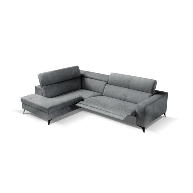 Almaree Reclinning Corner Sofa 17 Stories Orientation: Left Hand Facing, Upholstery Colour: Grey Stone on Productcaster.