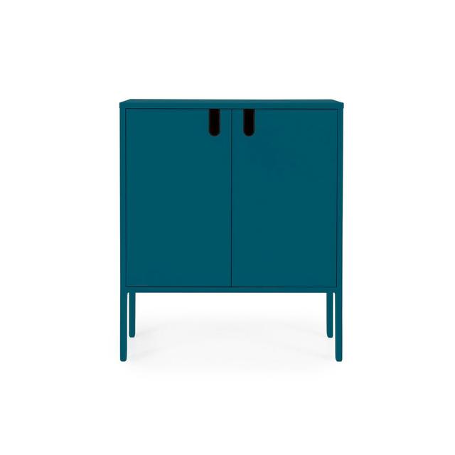 Uno 2 -Door Storage Cabinet Tenzo Finish: Petrol on Productcaster.