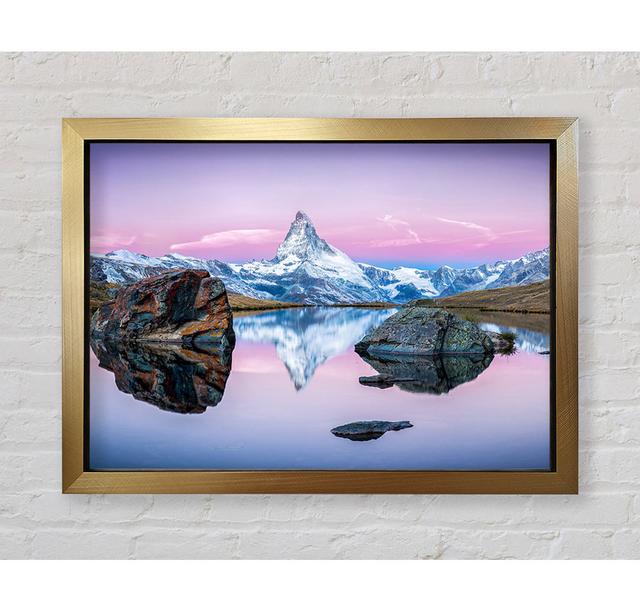 Snow Mountain Reflections - Druck Bright Star Größe: 59,7 cm H x 84,1 cm B x 3,4 cm T on Productcaster.