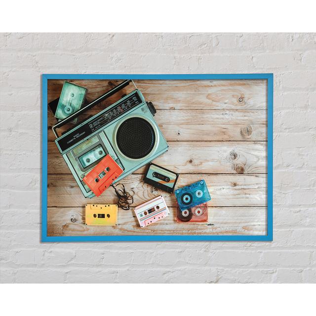 Tape Player - Single Picture Frame Art Prints Brayden Studio Size: 42cm H x 59.7cm W x 2cm D on Productcaster.