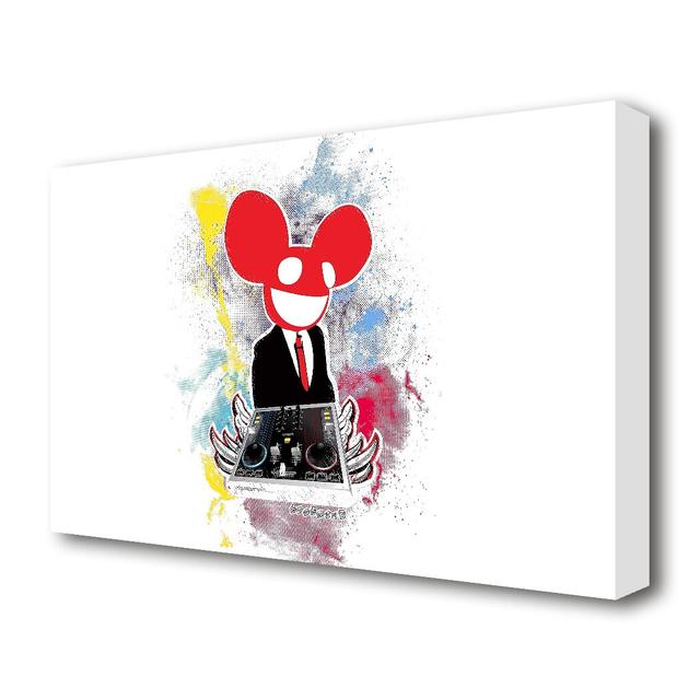 Mouse It Up - Wrapped Canvas Graphic Art Print East Urban Home Size: 35.6 cm H x 50.8 cm W on Productcaster.