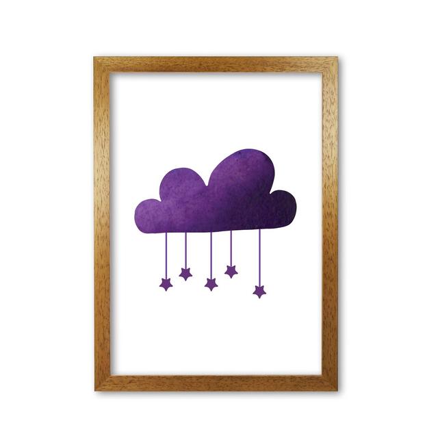 Cloud - Painting Print on Paper East Urban Home Format: Honey Oak Frame, Size: 60 cm H x 42 cm W x 5 cm D on Productcaster.