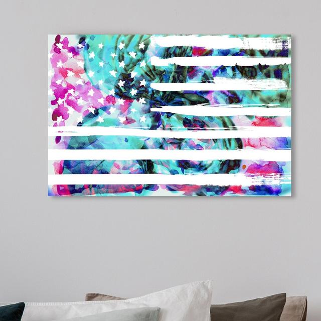 'My America' Graphic Art on Wrapped Canvas East Urban Home Size: 40.6 cm H x 61 cm W on Productcaster.