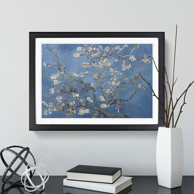 Almond Blossom Branches Vol.2 by Vincent Van Gogh - Picture Frame Graphic Art Print East Urban Home Size: 48cm H x 65cm W x 2cm D, Frame Option: Black on Productcaster.