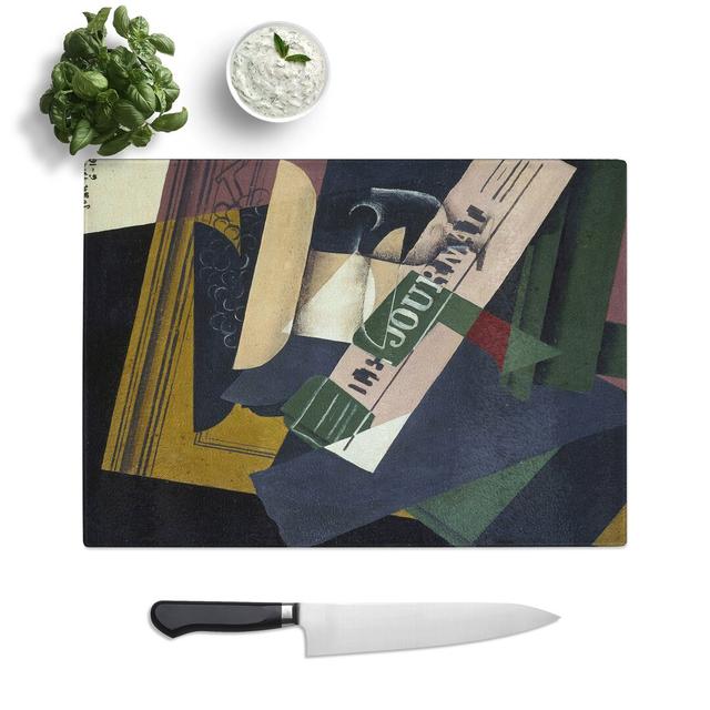 Journal by Juan Gris Chopping Board East Urban Home Size: 0.4cm H x 28.5cm W x 39cm L on Productcaster.