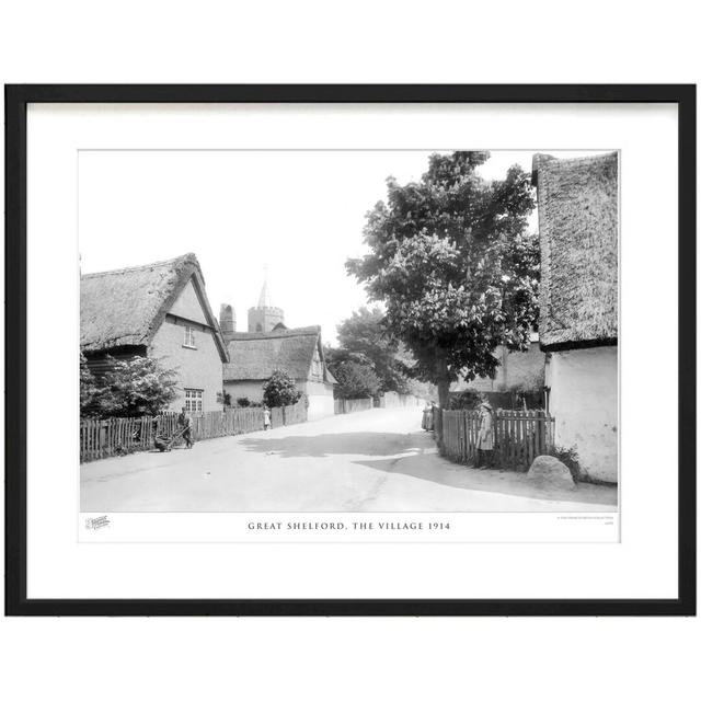 'Great Shelford, the Village 1914' by Francis Frith - Picture Frame Photograph Print on Paper The Francis Frith Collection Size: 45cm H x 60cm W x 2.3 on Productcaster.