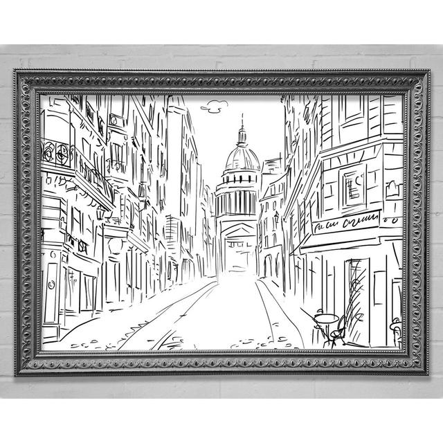 City Streets 9 Framed Print Ophelia & Co. Size: 29.7cm H x 42cm W x 3cm D, Format: Silver Framed Paper on Productcaster.