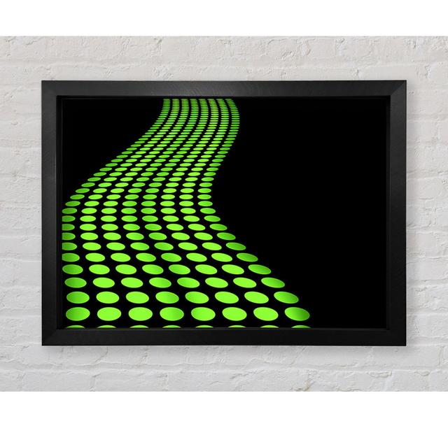 The Green Road Less Travelled Framed Print Ivy Bronx Size: 59.1cm H x 84.1cm W x 3.4cm D, Format: Bronze Framed Paper on Productcaster.