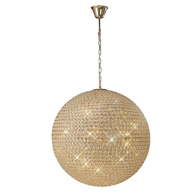 12-Light Globe Pendant Mercer41 Shade Colour: French Gold/Clear on Productcaster.