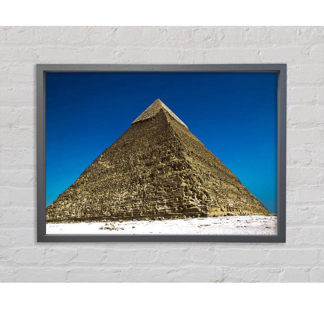 The Pyramids At Giza Egyptian - Single Picture Frame Art Prints on Canvas Union Rustic Size: 100cm H x 141.4cm W x 3.3cm D on Productcaster.