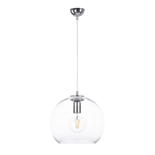 Ironadale 1-Light Globe Pendant Corrigan Studio Finish: Silver on Productcaster.