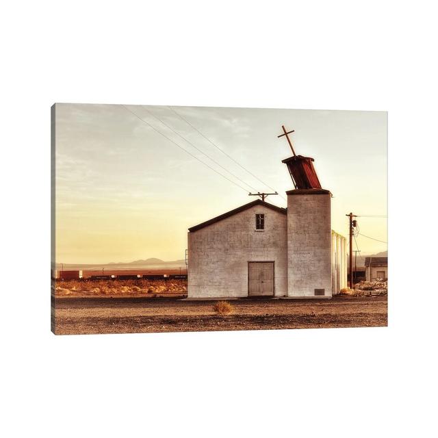 Sunset in the Desert - Wrapped Canvas Photograph Brambly Cottage Size: 20.32cm H x 30.48cm W x 1.91cm D on Productcaster.