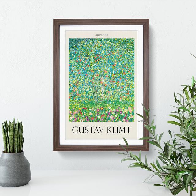 Apple Tree by Gustav Klimt - Picture Frame Painting East Urban Home Frame Option: Walnut, Size: 36cm H x 27cm W x 2cm D on Productcaster.