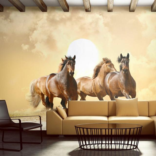 Tapete Pferd im Galopp, 1,54 m x 200 cm East Urban Home Größe: 300 cm x 231 cm on Productcaster.