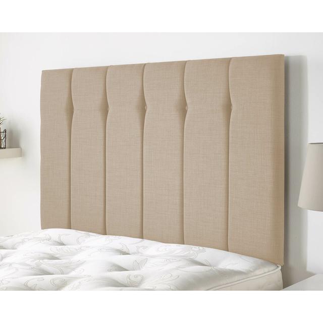 Aiman Upholstered Headboard 17 Stories Colour: Mink, Size: Super King (6') on Productcaster.