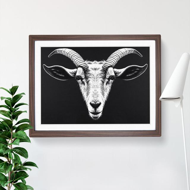 Goat Portrait Vol.3 - Picture Frame Graphic Art Natur Pur on Productcaster.