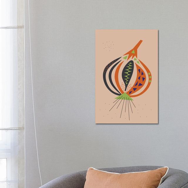 Onion by Flatowl - Wrapped Canvas Painting ClassicLiving Size: 66.04cm H x 45.72cm W x 1.91cm D on Productcaster.