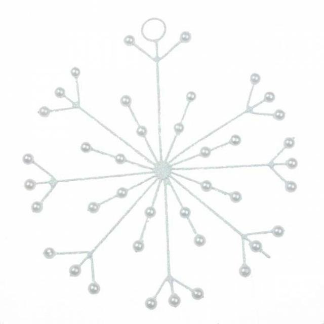 Metal Holiday Shaped Ornament (Set of 6) The Seasonal Aisle Colour: White on Productcaster.