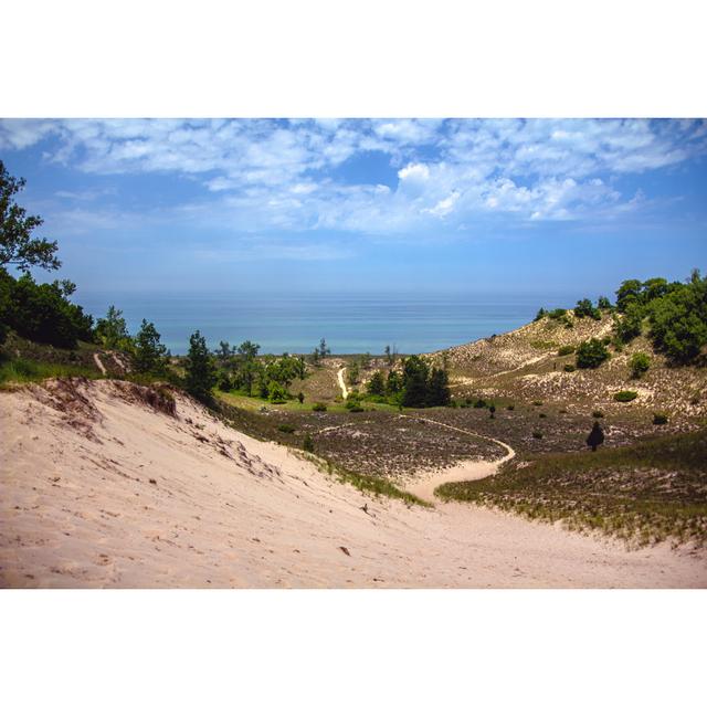 Lake Michigan In Indiana Dunes National Park by Jon Lauriat - Wrapped Canvas Print Alpen Home Size: 30cm H x 46cm W on Productcaster.