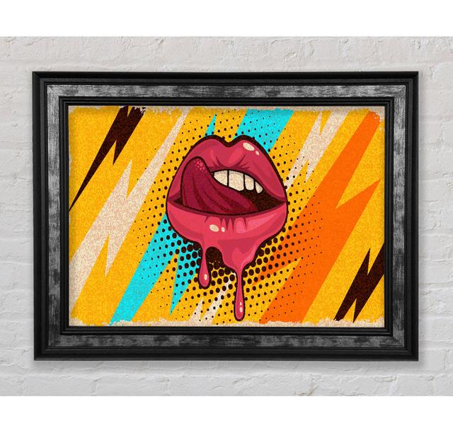 Lips Of Lightning - Print Canora Grey Size: 42cm H x 59.7cm W x 8cm D on Productcaster.