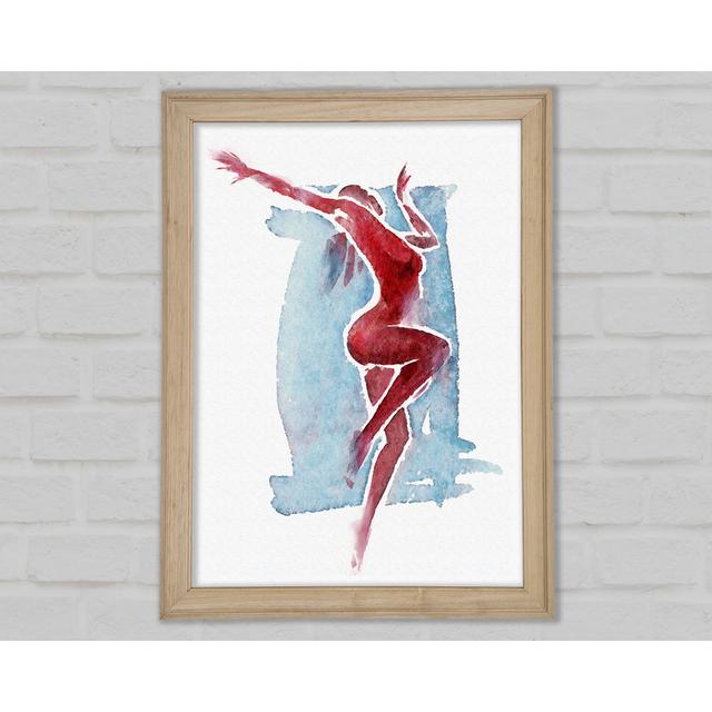 Contemporary Movement 9 - Single Picture Frame Art Prints Rosalind Wheeler Size: 84.1cm H x 118.9cm W x 1.5cm D on Productcaster.