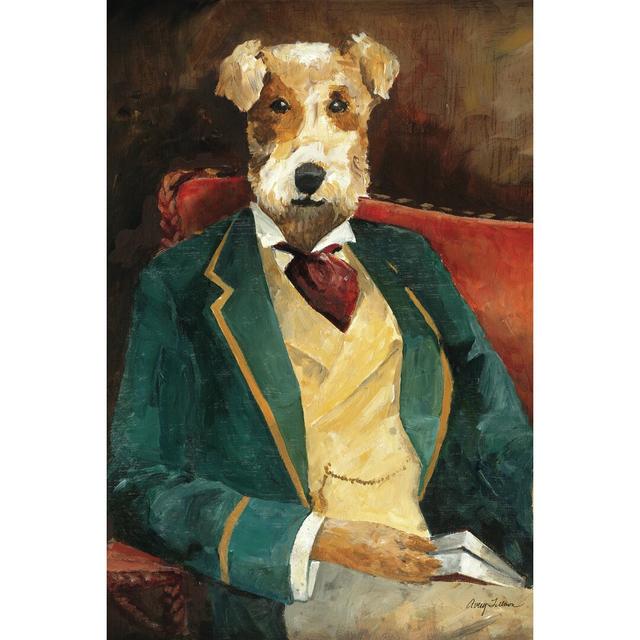 Edgar Allen Paw - Wrapped Canvas Art Print Maturi Size: 122cm H x 81cm W on Productcaster.