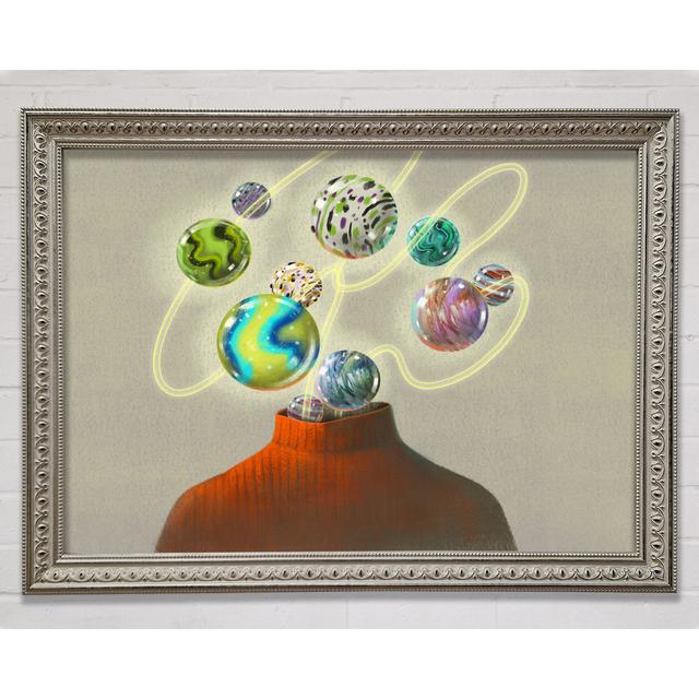 Head Of The Universe - Single Picture Frame Print Bright Star Size: 42cm H x 59.7cm W x 3cm D on Productcaster.