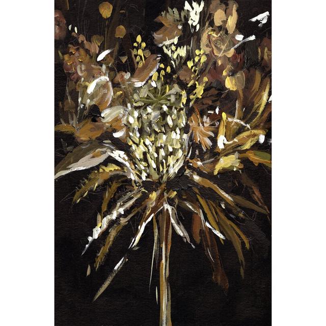 Floral Celebration I by Melissa Wang - Wrapped Canvas Painting Marlow Home Co. Size: 122cm H x 81cm W x 3.8cm D on Productcaster.