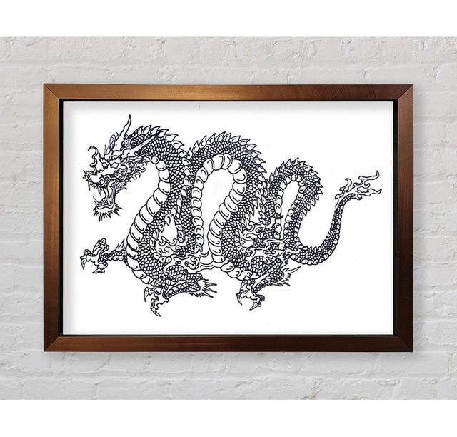 Chinese Dragon - Print Bright Star Size: 42cm H x 59.7cm W on Productcaster.