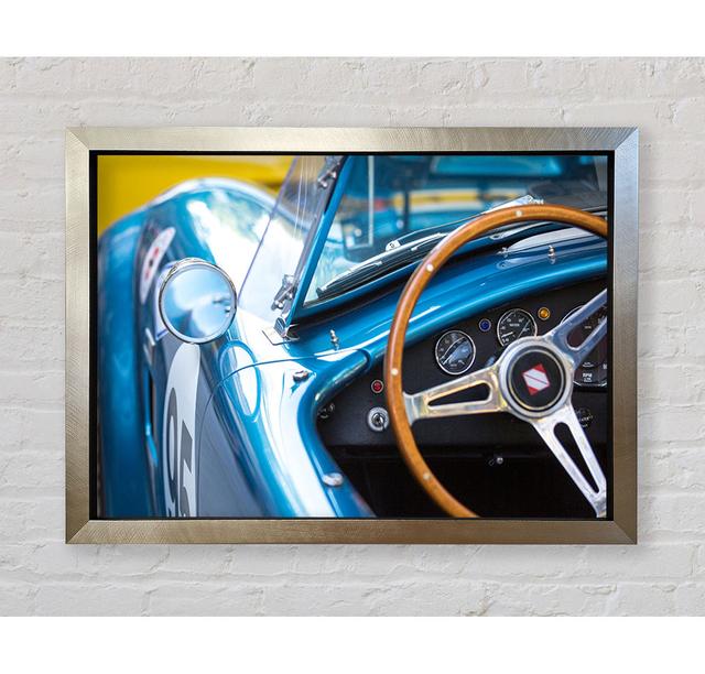 Inside Perspective Sports Car - Single Picture Frame Art Prints Ebern Designs Size: 84.1cm H x 118.9cm W on Productcaster.