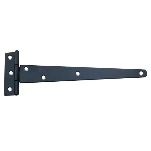 Surface Mount Pair Door Hinges Symple Stuff Finish: Black, Size: 7.8cm H x 25cm W x 1.4cm D on Productcaster.