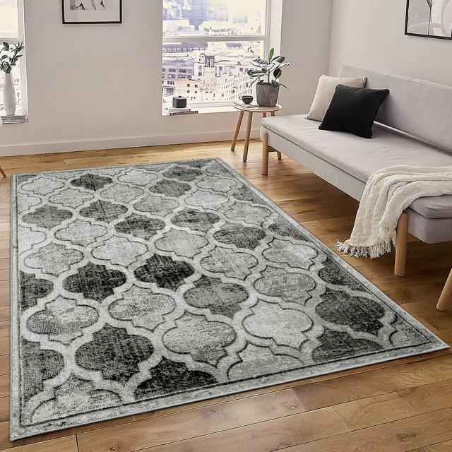 Escalon Cream/Grey Indoor / Outdoor Rug Rosalind Wheeler Rug Size: Rectangle 200 x 290cm on Productcaster.