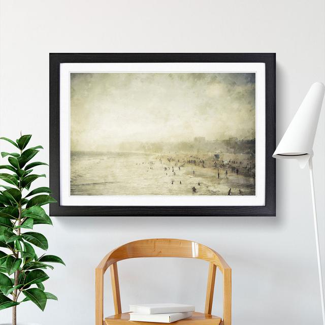 Santa Monica Beach Vol.2 - Picture Frame Graphic Art East Urban Home Size: 48cm H x 65cm W x 2cm D, Frame Option: Black Framed on Productcaster.