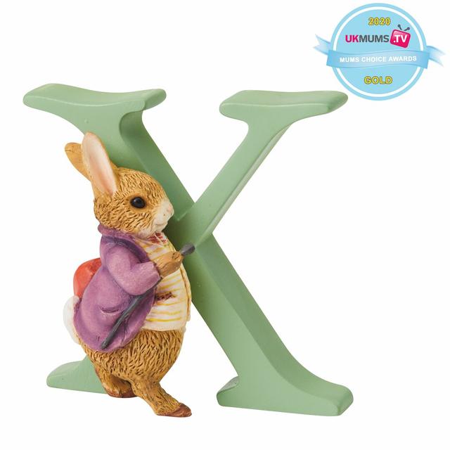 Peter Rabbit Letter X Figurine Beatrix Potter on Productcaster.