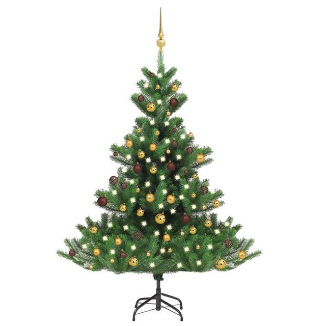 240cm Lighted Artificial Fir Christmas Tree The Seasonal Aisle Size: 150cm H on Productcaster.