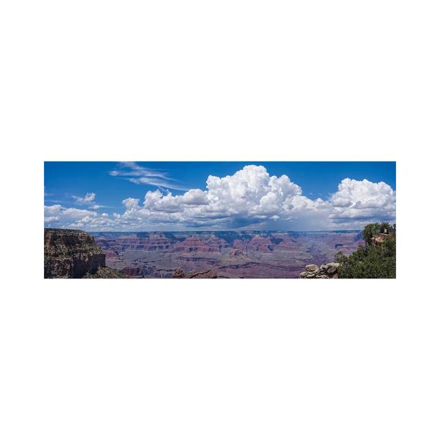 View Of Clouds Over Canyon, Grand Canyon, Arizona, USA - Wrapped Canvas Panoramic Print Union Rustic Size: 30.48cm H x 91.44cm W x 3.81cm D on Productcaster.