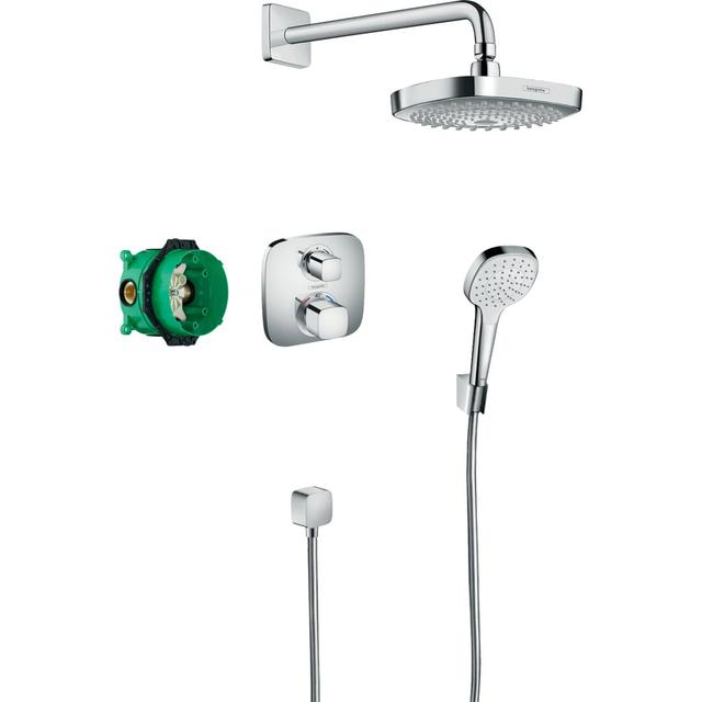 Hansgrohe Croma Select E Brausesystem Unterputz Mit Ecostat E Thermostat Chrom hansgrohe on Productcaster.