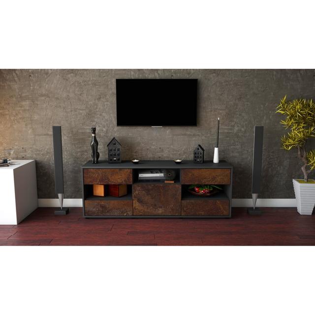 Yarger TV Stand for TVs up to 39" Brayden Studio Colour: Rust / Matte Anthracite on Productcaster.