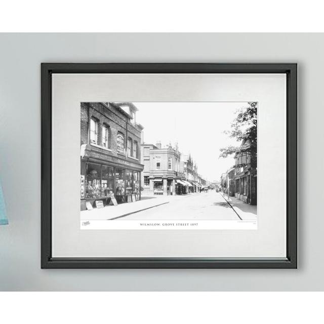 Wilmslow, Grove Street 1897 - Single Picture Frame Print The Francis Frith Collection Size: 40cm H x 50cm W x 2.3cm D on Productcaster.