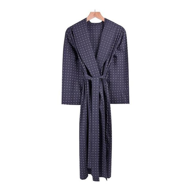 100% Egyptian-Quality Cotton Mid-Calf Bathrobe with Pockets Belfry Bathroom Size: 3XL on Productcaster.