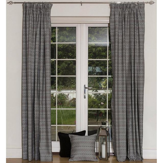 Cynthia Rayon / Viscose Blackout Curtain Pair (Set of 2) Bloomsbury Market Size per Panel: 167 W x 182 D cm on Productcaster.