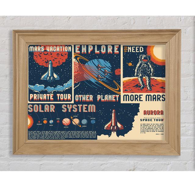 Explore The Planets - Print Bright Star Size: 29.7cm H x 42cm W x 8cm D on Productcaster.