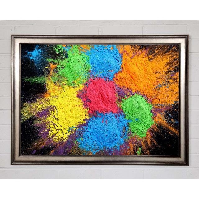 Chakra Powder Colours Framed Print Ivy Bronx Size: 59.7cm H x 84.1cm W on Productcaster.