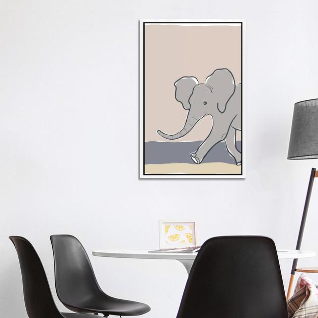 Pastel Zoo III by Rob Delamater - Gallery-Wrapped Canvas Giclée on Canvas Langley Street Format: White Framed, Size: 101.6cm H x 66.04cm W x 3.81cm D on Productcaster.