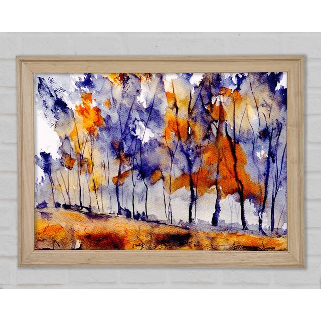 Autumn Trees - Print Bright Star Size: 59.7cm H x 84.1cm W x 1.5cm D on Productcaster.