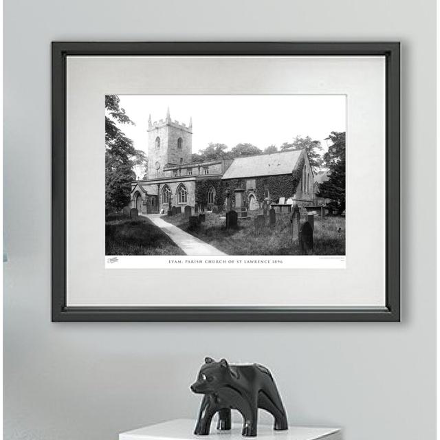 Eyam, Parish Church Of St Lawrence 1896 - Single Picture Frame Print The Francis Frith Collection Size: 60cm H x 80cm W x 2.3cm D on Productcaster.