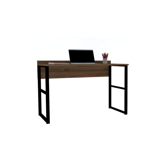 Schreibtisch Delmor 60 x 75 cm Ebern Designs Tischplattenfarbe: Walnuss on Productcaster.