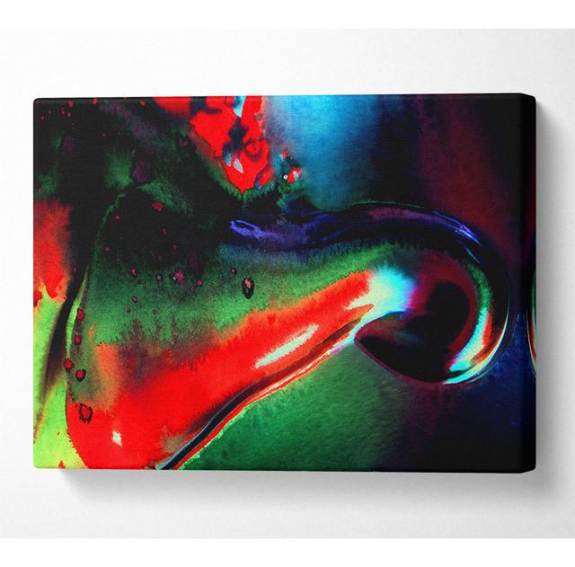 Melting Colours - Print Metro Lane Size: 50.8cm H x 81.3cm W x 10cm D on Productcaster.